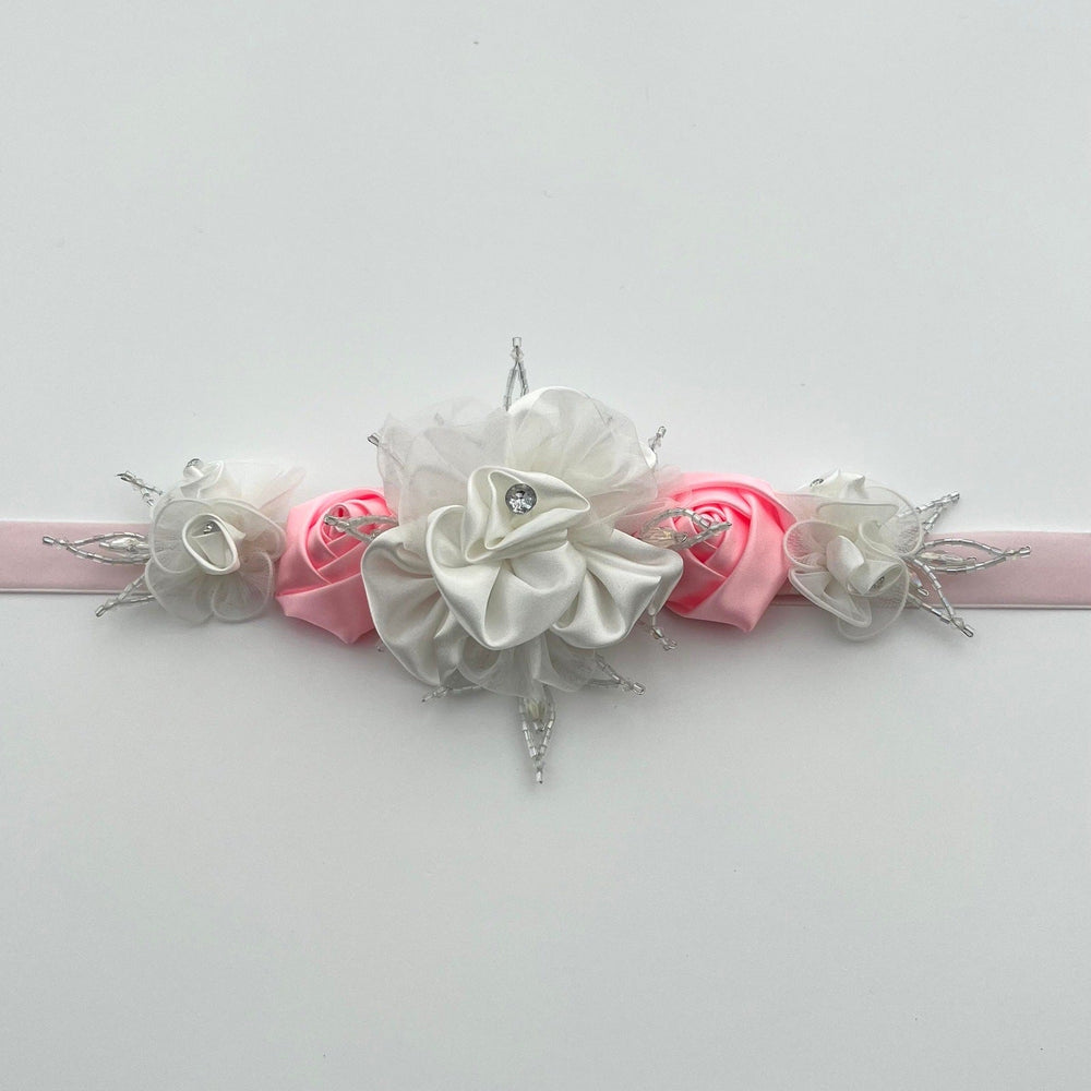 Flower Girl Belt, Velvet Bridal Sash, Wedding Dress Belt TT109
