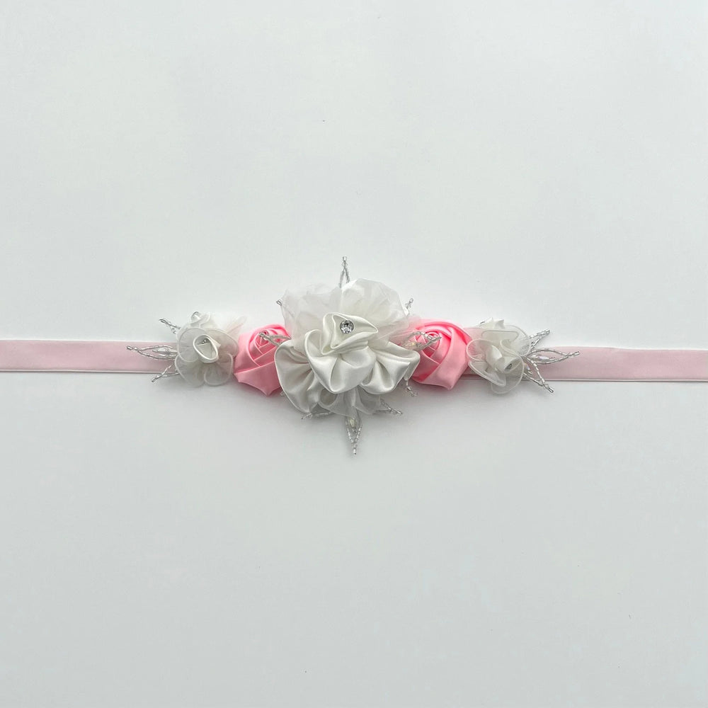 Flower Girl Belt, Velvet Bridal Sash, Wedding Dress Belt TT109