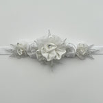 Flower Girl Belt, Velvet Bridal Sash, Wedding Dress Belt TT111