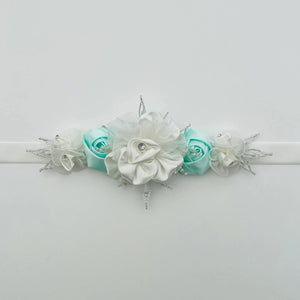 Flower Girl Belt, Velvet Bridal Sash, Wedding Dress Belt TT112