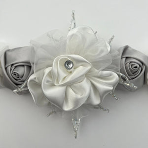 Flower Girl Belt, Velvet Bridal Sash, Wedding Dress Belt TT115