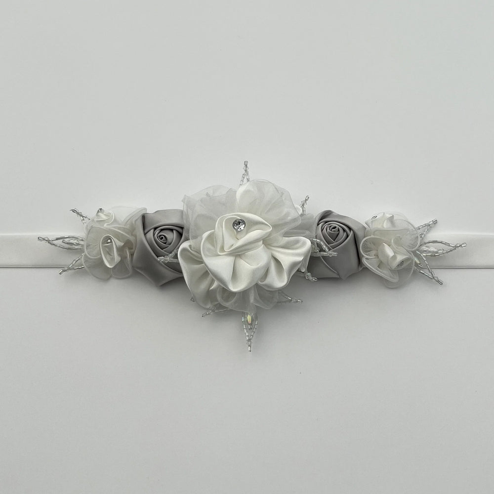 Flower Girl Belt, Velvet Bridal Sash, Wedding Dress Belt TT115