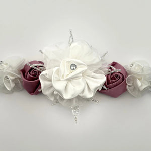 Flower Girl Belt, Velvet Bridal Sash, Wedding Dress Belt TT116