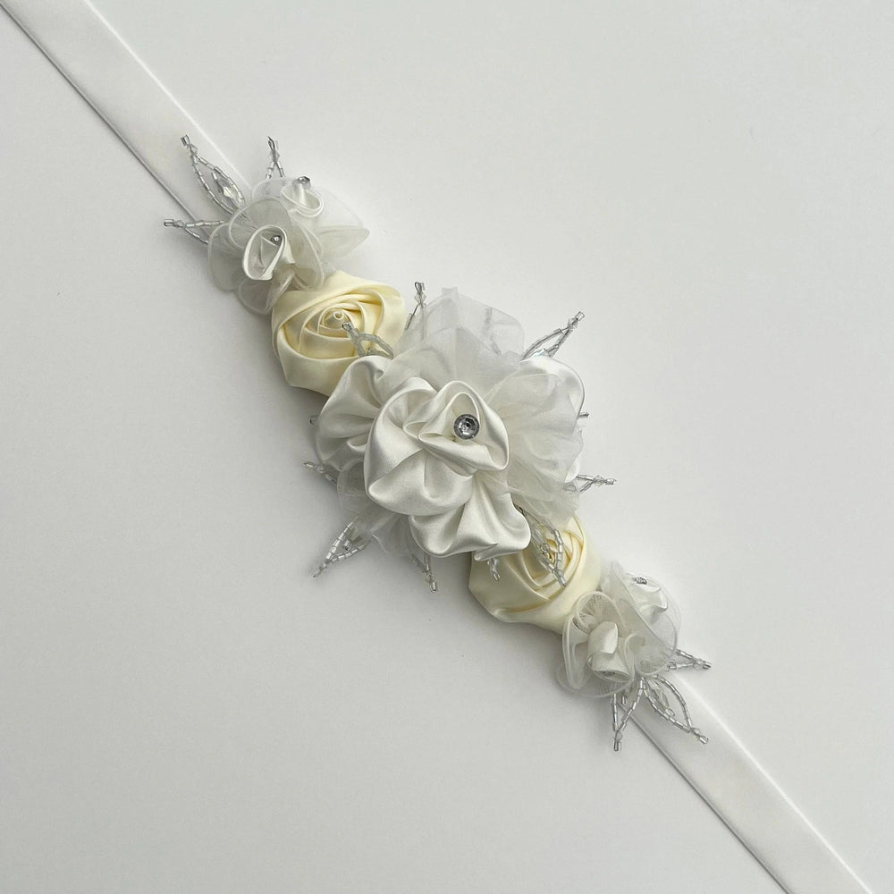 Flower Girl Belt, Velvet Bridal Sash, Wedding Dress Belt TT118