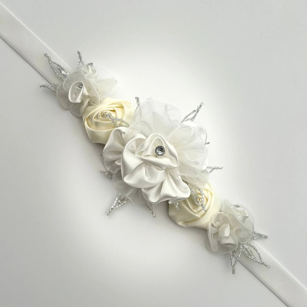 Flower Girl Belt, Velvet Bridal Sash, Wedding Dress Belt TT118