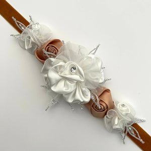 Flower Girl Belt, Velvet Sash, Bridal Dress Belt TT105