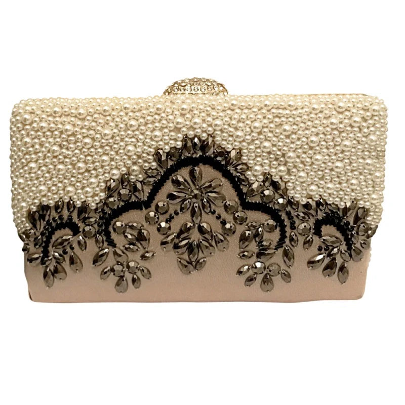 
            
                Load image into Gallery viewer, Gatsby Pearl Bridal Clutch Bag 1679/1680/1681
            
        