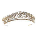 Gold Bridal Tiara With Crystals, Princess Margaret
