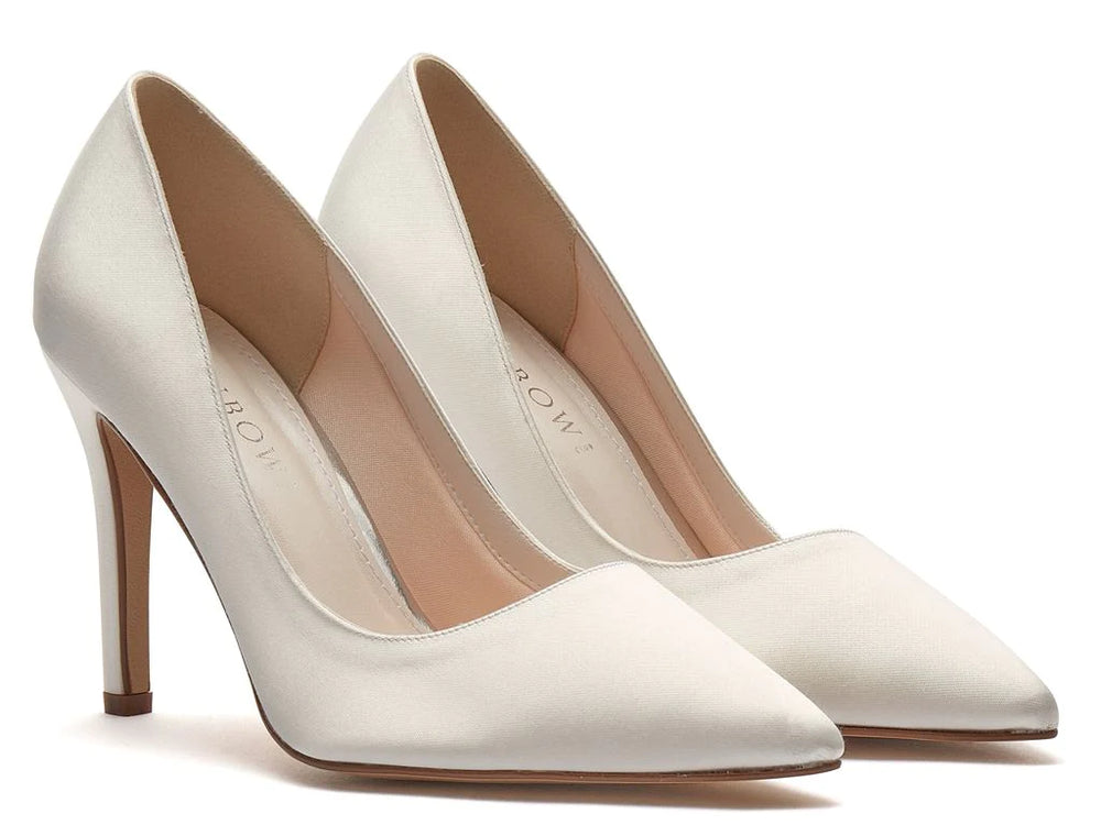 Ivory Satin Bridal Shoes By Rainbow Club, Size 6 Only, Coco ***SALE***