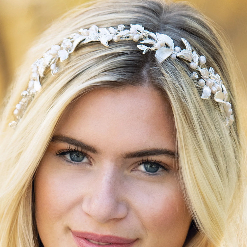 Ivory and Co Crystal and Pearl Bridal Hair Vine, ANOUSHKA