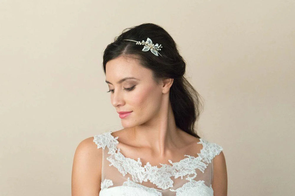 Ivory and Co Phoebe Dainty Vintage Style Headband, Bridesmaids, Flower girls, Gold or Silver PIPPA-PHOEBE