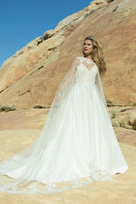 Ivory and Co Tulle Bridal Cape, Brides Wedding Dress Cloak, Immortal Kiss