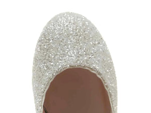 
            
                Load image into Gallery viewer, Mary Jane Wedding Shoes By Rainbow Club, Snow Glitter, Madeline
            
        