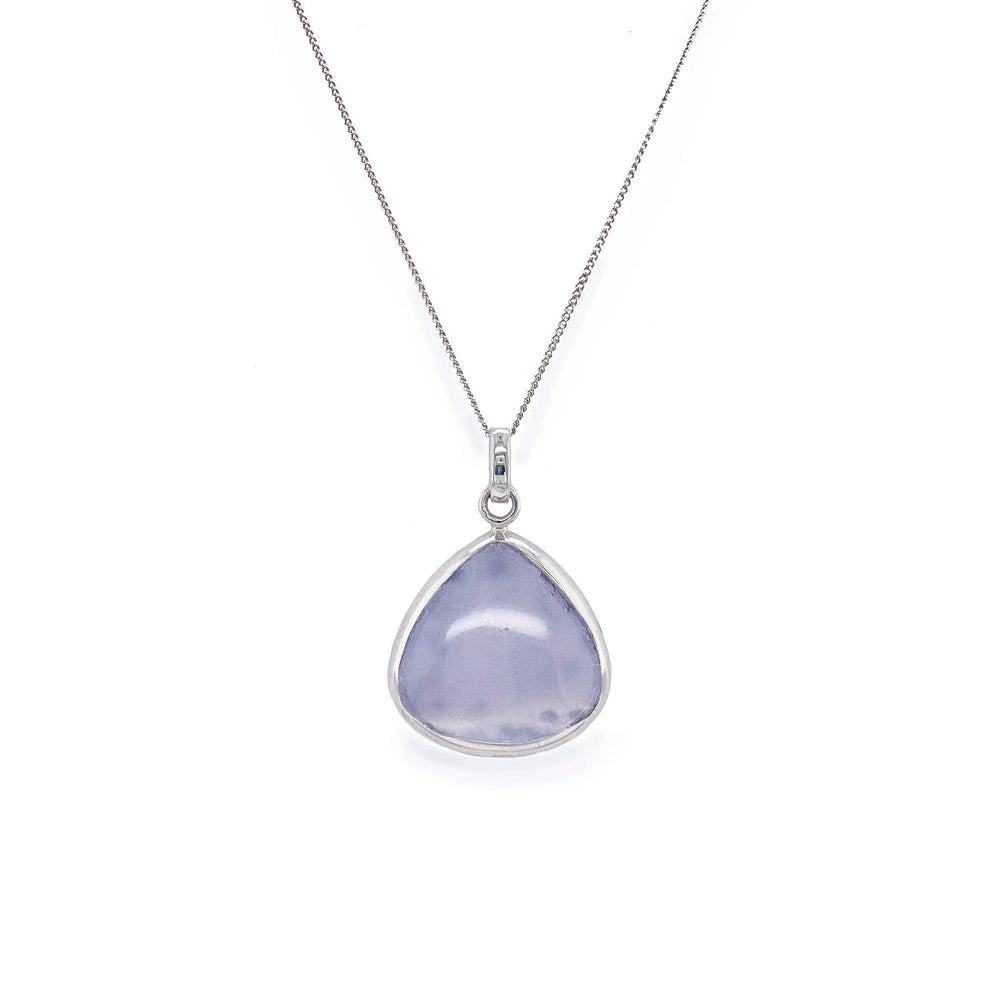 
            
                Load image into Gallery viewer, Nugget Pendant Necklace, Blue Lace Agate
            
        