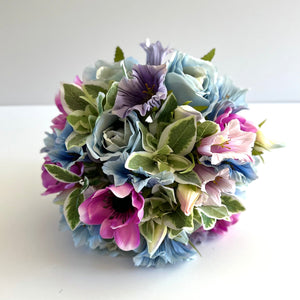 
            
                Load image into Gallery viewer, Pastel Wedding Bouquet, Silk Bridal Bouquet, Artificial Wedding Bouquet FL38
            
        