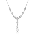 Pearl Drop Necklace, Bridal Jewellery, A9057