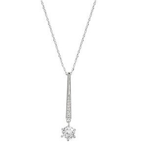 Silver Crystal Bridal Jewellery Set 7713