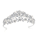 Silver Wedding Tiara, Vintage Inspired, Matilda