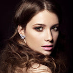 Starlet Crystal Earrings, Gold, Rose Gold, Silver, Bridal Jewellery