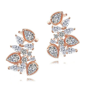 Starlet Crystal Earrings, Gold, Rose Gold, Silver, Bridal Jewellery