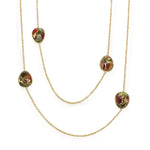 Tourmaline Turquoise Necklace, Gemstone Jewellery, CAYENE